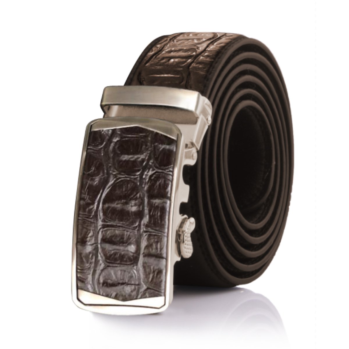 SlideBelts Men's Black Top Grain Leather Belt