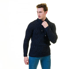 European Wool Luxury Zippered With Sweater Jacket Warm Winter Tailor Fit