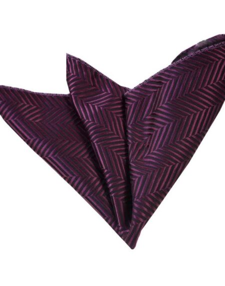 Men's Solid Purples Lines Pocket Square Hanky Handkerchief - Amedeo Exclusive