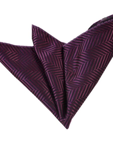 Men's Purple Pocket Square Hanky Handkerchief - Amedeo Exclusive