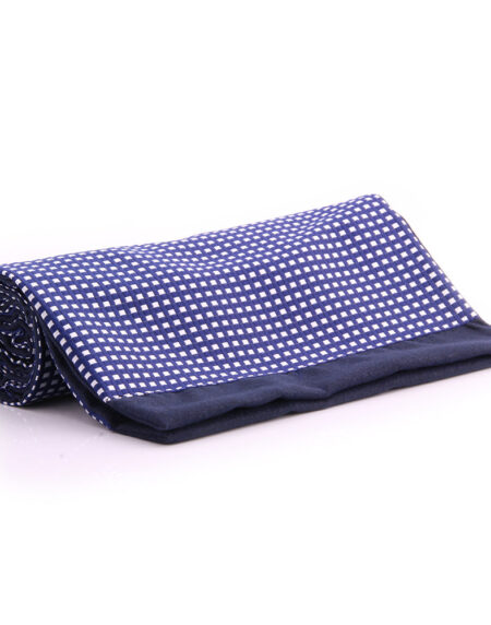 Microfiber Checker Paisley Long Mens Silk Scarf - Designer neck scarf for winters - Amedeo Exclusive