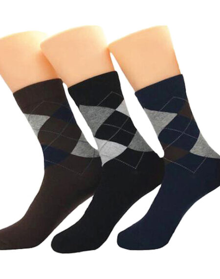 Men's Pattern Multicolor 3pk Assorted Bundle Colorful Socks - Amedeo Exclusive