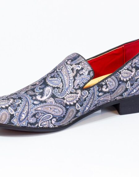 Premium Multicolor Floral Loafers for men designer slip on casual / dress shoes – Luxury Leather - Amedeo Exclusive