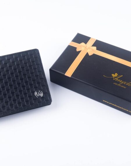 Leather Wallets Black4 -AMLW-0008 - Amedeo Exclusive