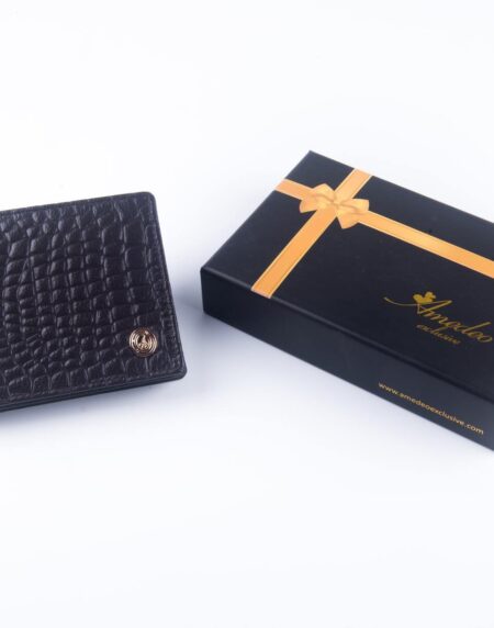 Leather Wallets Dark Brown -AMLW-0012 - Amedeo Exclusive